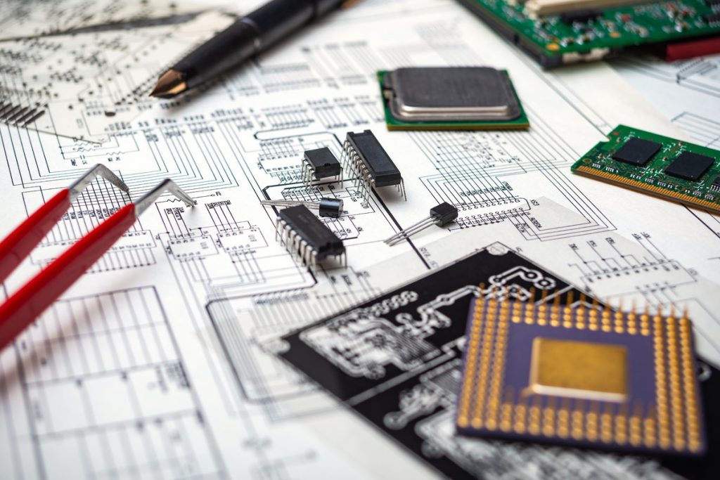 electronic components part chips processors