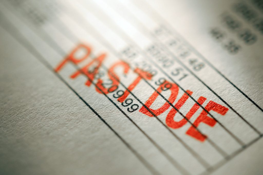 past due invoice