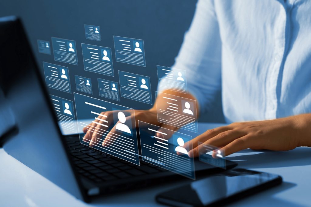 recruiting-profiles-online-1a recruiter on a computer looking up profiles online